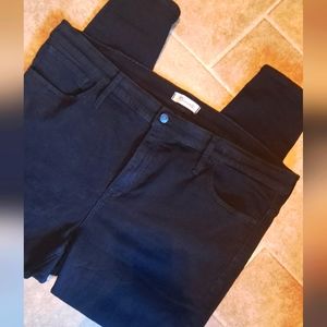 Ladies MADEWELL ROADTRIPPER HIGH RISE SKINNY JEANS BLACK Plus Size 36